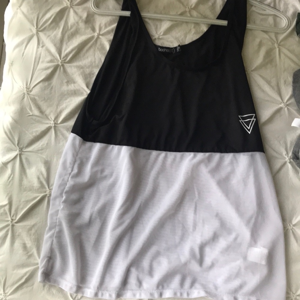 1/2 mesh workout tank